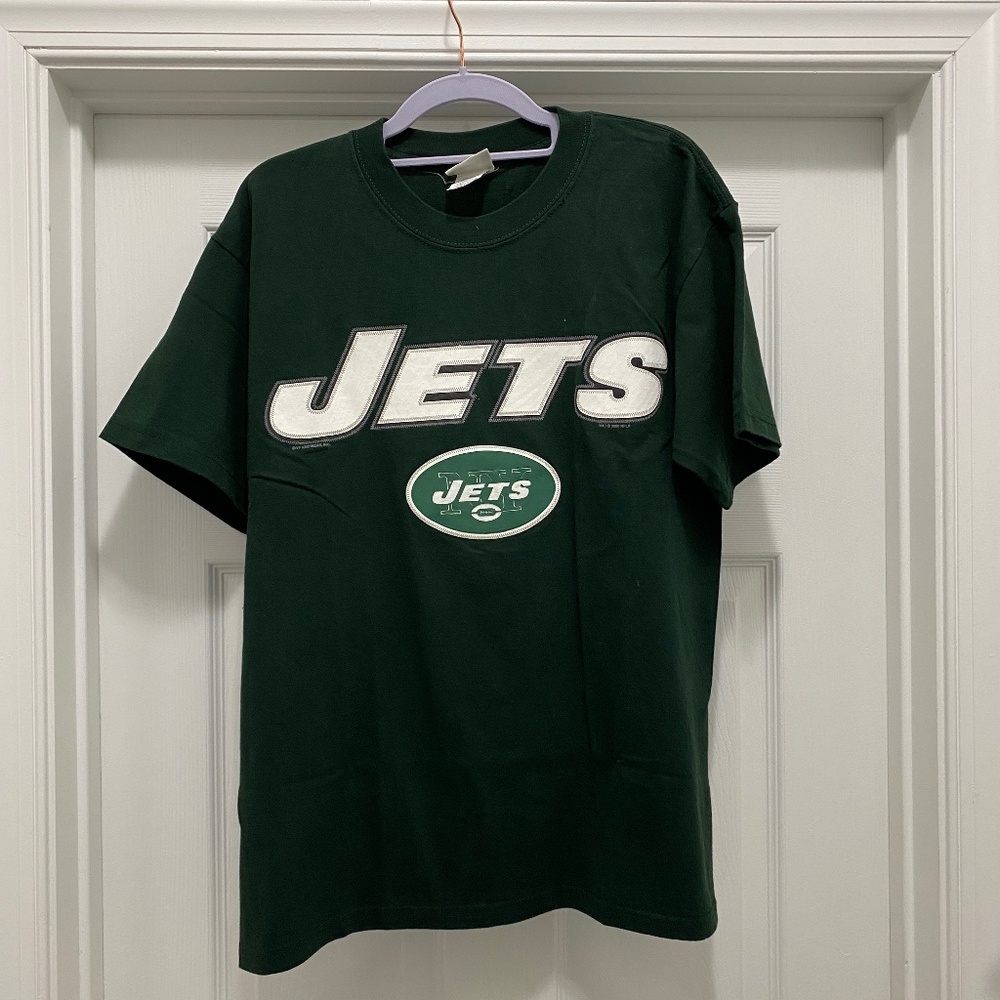 Vintage Lee Sport New York Jets T Shirt Mens Medium Green NFL Football Graphic